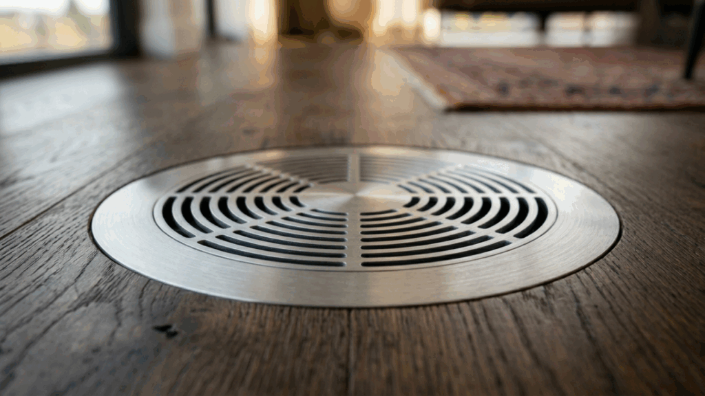 Como o sistema de piso flutuante UFAD revoluciona o silêncio e o ar da sua casa