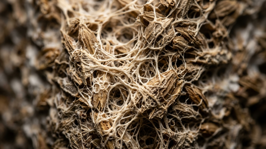 Micélio fúngico substitui EPS com isolamento termoacústico e material 100% biodegradável