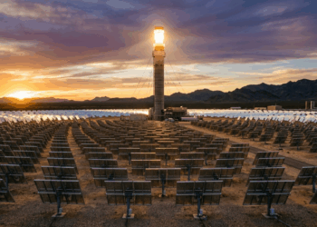 Por que as usinas de energia solar térmica concentrada usam sal para gerar luz no escuro