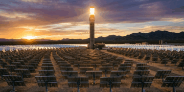 Por que as usinas de energia solar térmica concentrada usam sal para gerar luz no escuro
