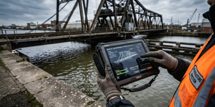 A audácia da engenharia cinética aplicada na icônica Rolling Bridge de Londres