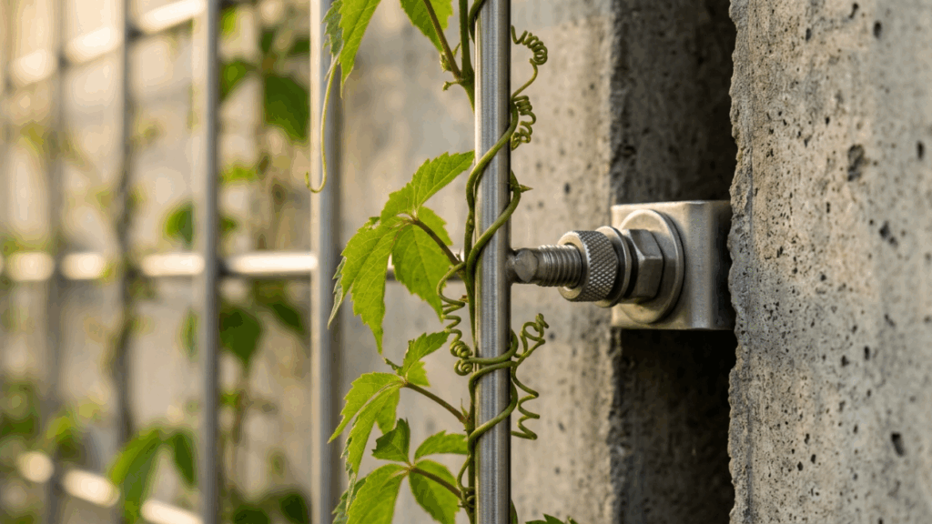 Não é parede verde cenográfica, nem jardim vertical de shopping: a trepadeira na fachada que cria sombra viva e ajuda a baixar a sensação de calor no muro