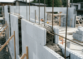 Diga adeus à parede fria de concreto puro: o bloco ICF que vira forma, isolamento e estrutura ao mesmo tempo antes de receber o concreto armado