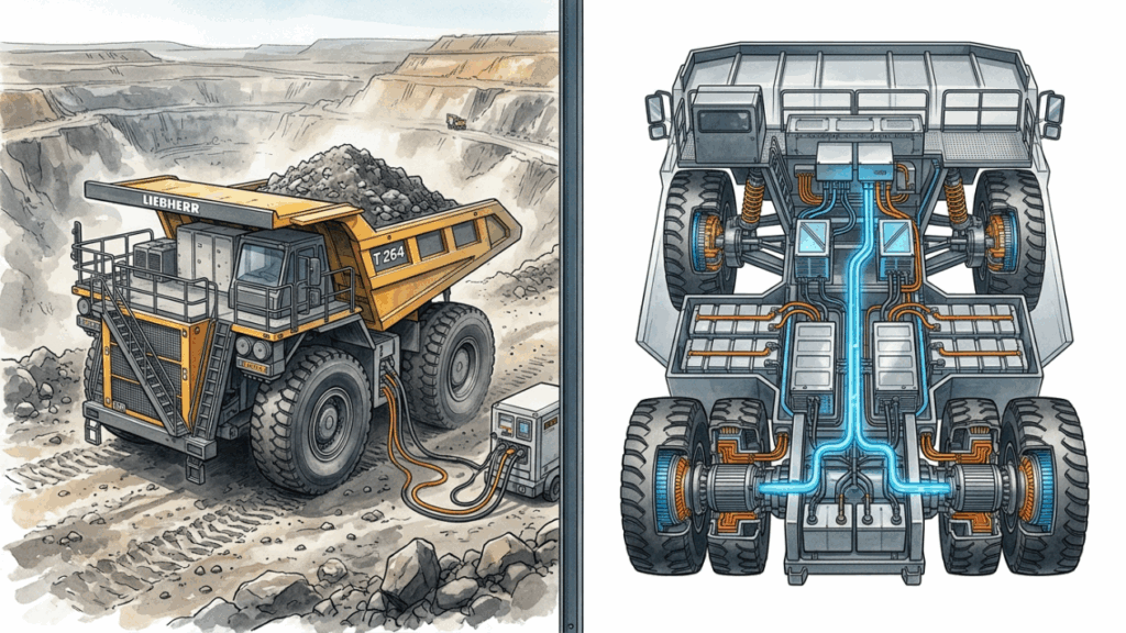 O caminhão minerador elétrico de 240 toneladas que está sendo validado para substituir gigantes a diesel em minas australianas sem parar a operação pesada