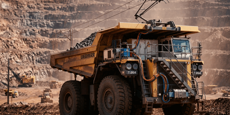 O caminhão minerador elétrico de 240 toneladas que está sendo validado para substituir gigantes a diesel em minas australianas sem parar a operação pesada