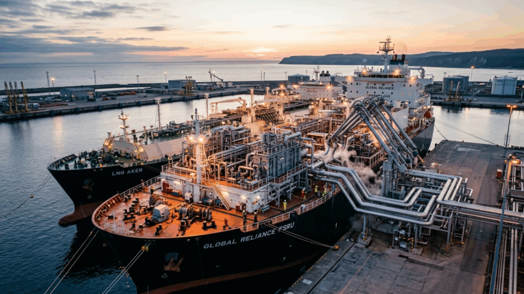 A tecnologia náutica de regaseificação que transporta energia em massa e protege o oceano