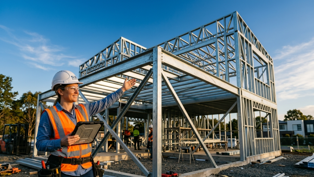 A casa em steel frame fica pronta em 4 meses e gera 5 vezes menos entulho que a alvenaria: veja o que muda no custo e no prazo em 2026