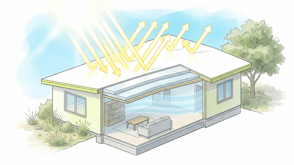 Diga adeus ao telhado escuro que transforma a casa em forno: a cobertura fria que reflete mais sol e absorve menos calor que a telha convencional