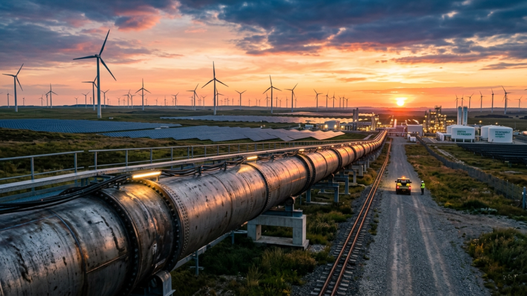 Infraestrutura de gás natural é adaptada para hidrogênio com mitigação da fragilização em aço carbono