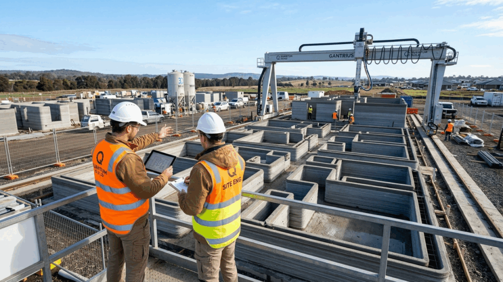Os novos sistemas de impressão 3D de concreto para erguer casas e reduzir custos de obra