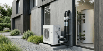 Nem chuveiro elétrico gastando no pico, nem boiler comum esquentando sem parar: o aquecedor de água por bomba de calor que usa o ar para reduzir consumo