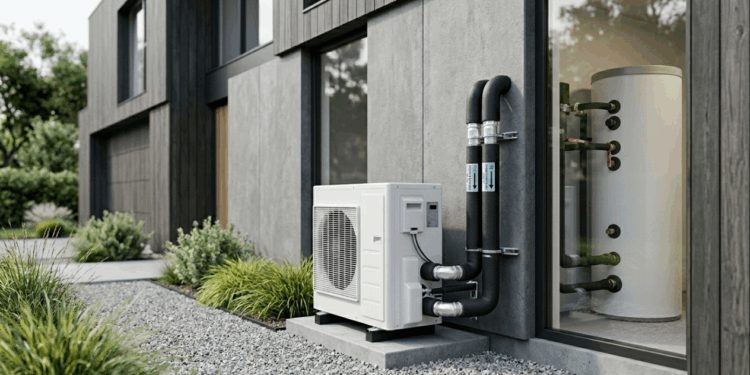 Nem chuveiro elétrico gastando no pico, nem boiler comum esquentando sem parar: o aquecedor de água por bomba de calor que usa o ar para reduzir consumo