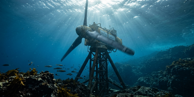 A tecnologia submarina mais previsível da Escócia para gerar energia limpa sem depender do clima