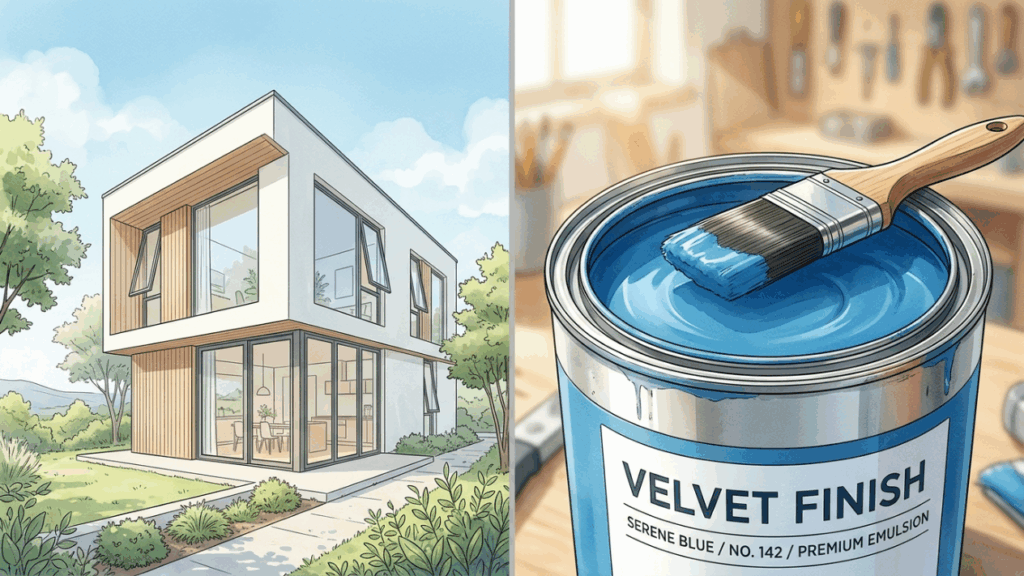 A tinta de baixo VOC que quase ninguém nota na reforma, mas pode deixar o quarto recém-pintado menos carregado de cheiro químico depois da mudança
