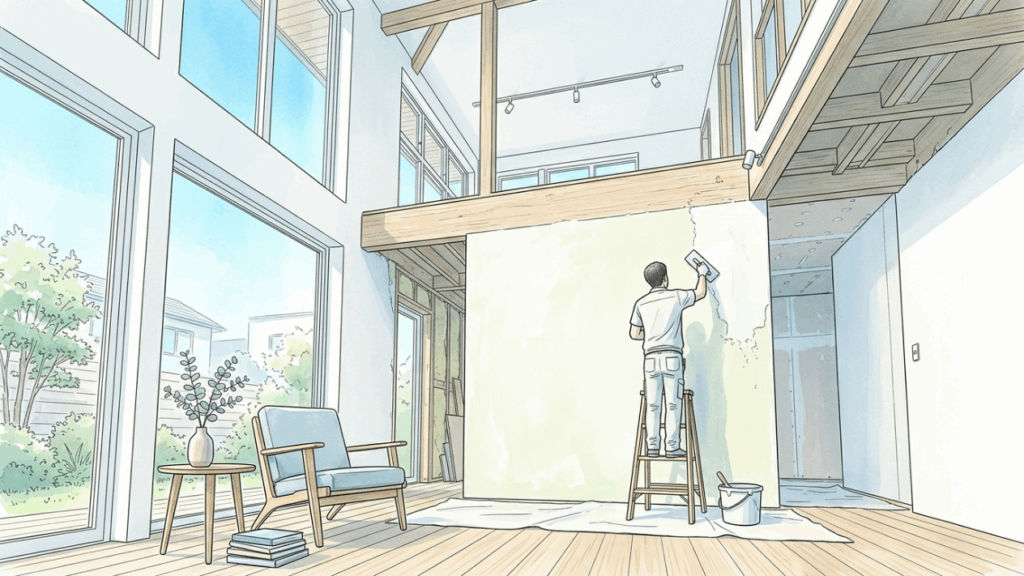 A tinta de baixo VOC que quase ninguém nota na reforma, mas pode deixar o quarto recém-pintado menos carregado de cheiro químico depois da mudança