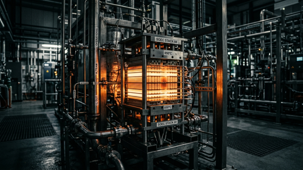 A tecnologia de eletrólise mais eficiente do mercado para reaproveitar calor residual da Petrobras