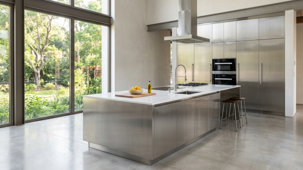 Liberdade de layout: como a modularidade em aço inox transforma o design da sua cozinha
