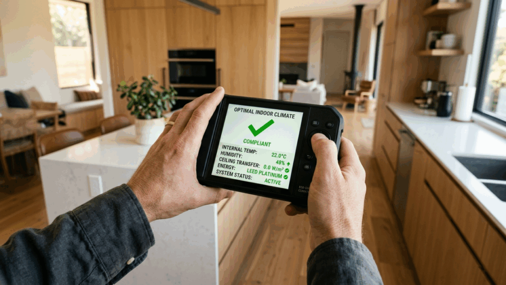 A tecnologia de resfriamento passivo mais inovadora do Brasil para um modelo de casa com 2 quartos