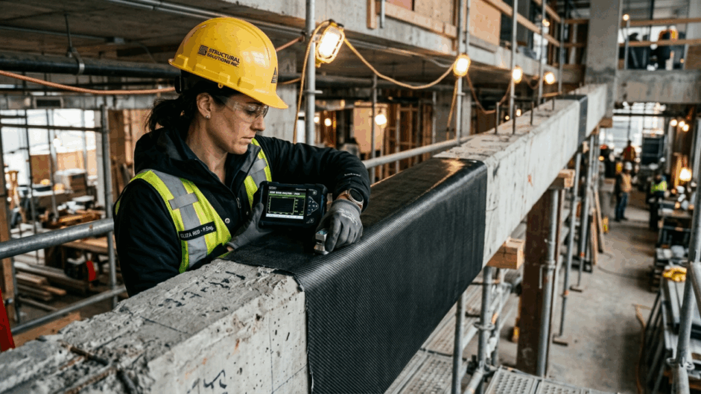 Como a engenharia estrutural moderna utiliza polímeros reforçados para ampliar a capacidade portante