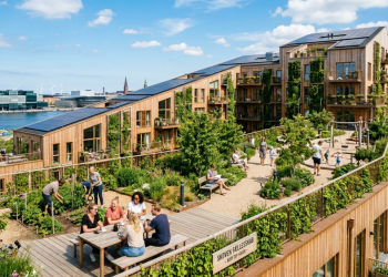 Como a arquitetura neutra em carbono define o novo padrão de habitação em Copenhague