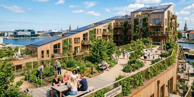 Como a arquitetura neutra em carbono define o novo padrão de habitação em Copenhague
