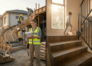 Quanto custa construir uma escada de concreto e quais escolhas fazem o valor da obra subir muito