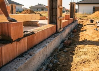 Quanto custa construir um muro de 30 metros em 2026 e por que fundação rasa, arrimo e reboco podem dobrar o orçamento sem aviso