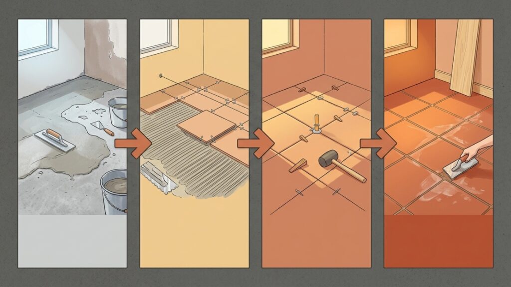 Quanto um pedreiro cobra para assentar piso em uma casa de 50 m2 em 2026?