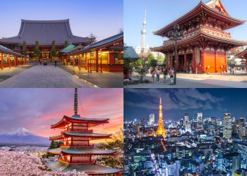 Metrópole japonesa com mais de 37 milhões de habitantes destaca-se pelo traçado urbano de alta tecnologia, cruzamentos gigantes e luzes de neon