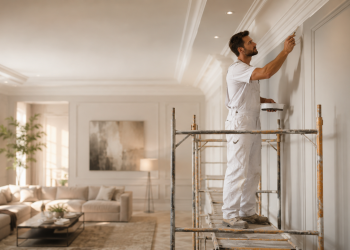 Quanto custa pintar uma casa de 100 m² por dentro, com massa corrida, tinta acrílica e mão de obra, em 2026