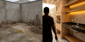 Quanto custa construir uma área gourmet simples e quais gastos costumam aparecer quando a obra já começou