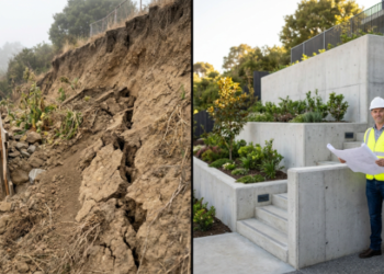 Quanto custa construir um muro de arrimo de contenção de 5 metros em 2026 — e por que é diferente de um muro comum