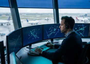 Controlador de tráfego aéreo separa aviões invisíveis entre nuvens e precisa decidir em segundos