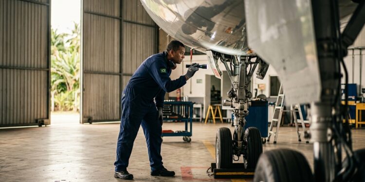 Mecânico de aeronaves e sua formação, licença e rotina