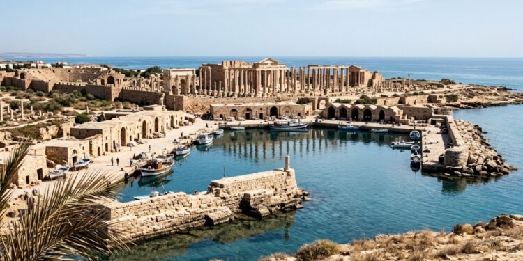 Léptis Magna e a cidade romana preservada pela areia