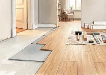 Quanto custa colocar piso laminado em um apartamento de 50 m² em julho de 2026 com manta, rodapé e acabamento nas portas