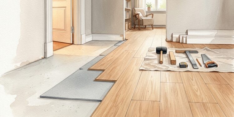 Quanto custa trocar piso de apartamento pequeno sem obra pesada?
