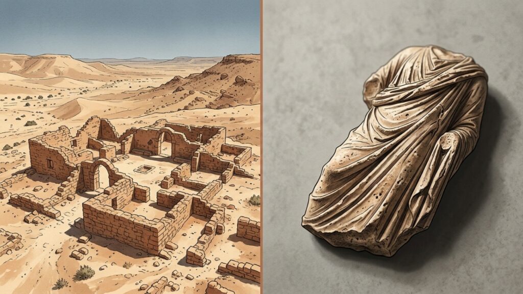 Menino acha estatueta romana de 1.700 anos no Negev