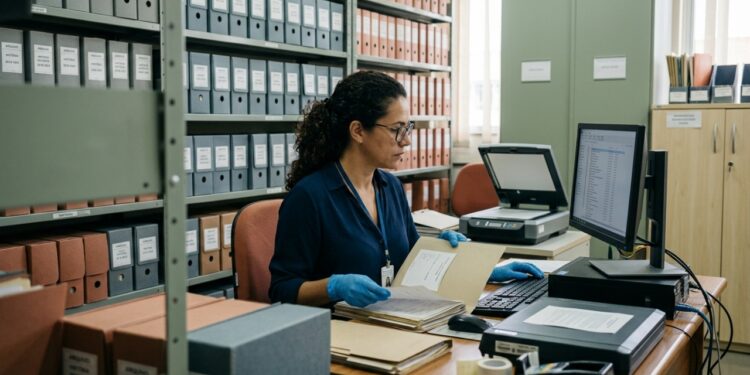 Carreira de arquivista une gestão documental e preservação digital