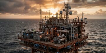 Plataformas offshore começam a operar com menos pessoas enquanto sensores e IA vigiam o oceano