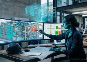 Modelador BIM constrói o prédio no computador antes da obra começar e encontra conflitos escondidos entre os projetos