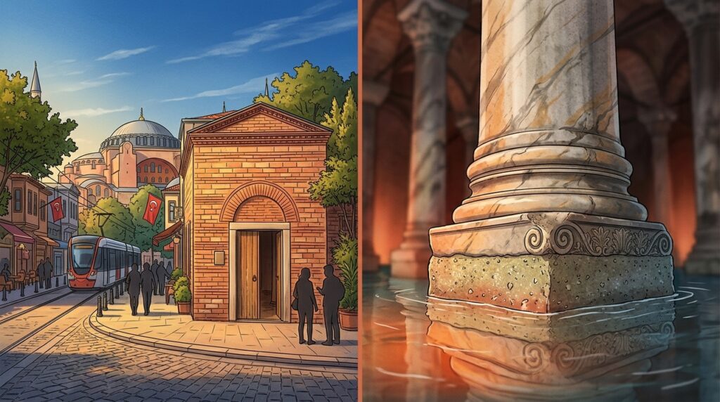 Com 336 colunas escondidas sob Istambul, a Cisterna da Basílica parece um palácio subterrâneo criado para guardar água