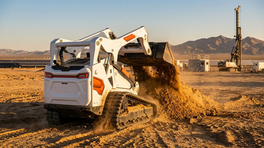 Totalmente elétrica, pesando apenas duas toneladas e operando com zero emissões, a nova máquina autônoma da Bobcat redefine o desenho de tratores