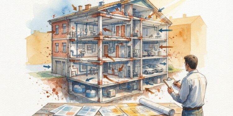 Quanto custa inspecionar o edifício antes da compra?