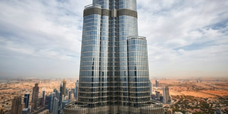Burj Khalifa usa forma em Y e recuos na fachada para enfrentar ventos a 828 metros de altura