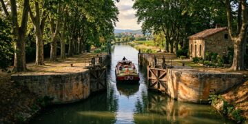 O canal francês de 360 quilômetros que ligou caminhos d’água com eclusas, pontes e túneis antes da ferrovia