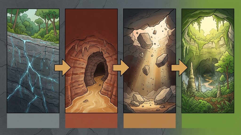 Floresta cresce dentro da maior caverna conhecida