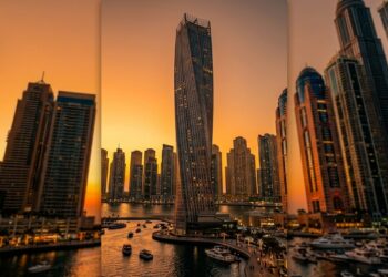 A torre de 307 metros que gira 90 graus sobre Dubai e transforma cada andar em parte de uma espiral