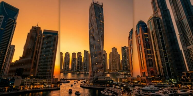A torre de 307 metros que gira 90 graus sobre Dubai e transforma cada andar em parte de uma espiral