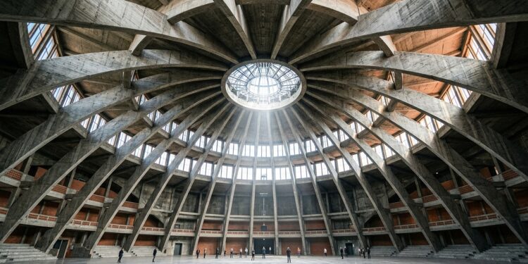 Com cúpula de 65 metros, o Centennial Hall criou um salão para 6 mil pessoas antes dos grandes estádios modernos